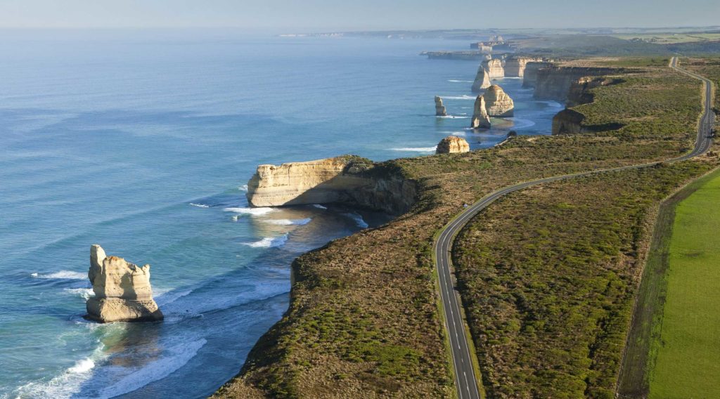 Twelve apostles from the air